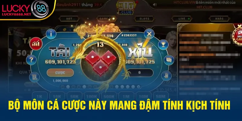 Bộ môn cá cược này mang đậm tính kịch tính