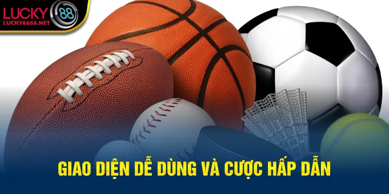 Giao diện dễ dùng và cược hấp dẫn