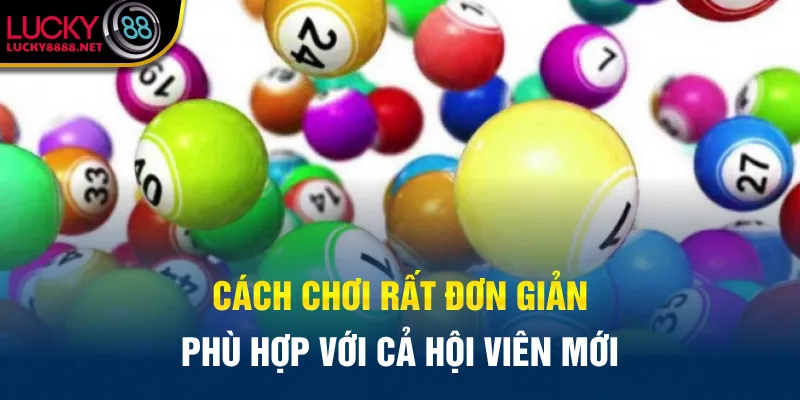 Cách chơi rất đơn giản, phù hợp với cả hội viên mới