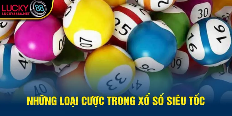 Những loại cược trong Xổ Số Siêu Tốc